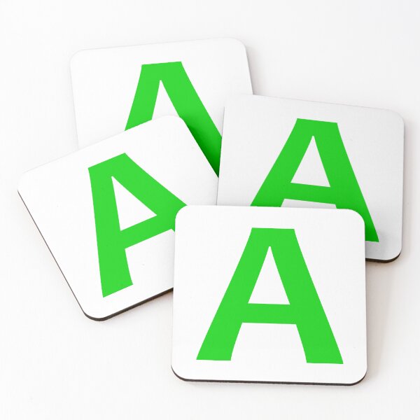 Item preview, Green color Letter A designed and sold by WECreations.
