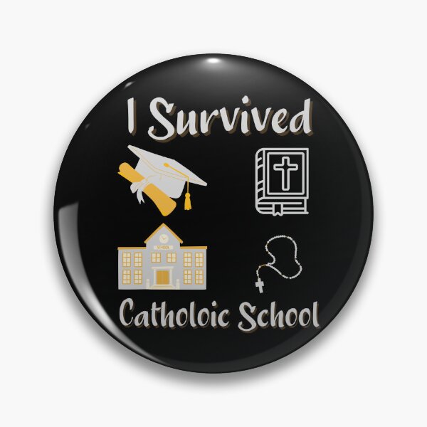 Item preview, Survived Catholic School | God Love | Catholic designed and sold by Cr4ftyCreations.