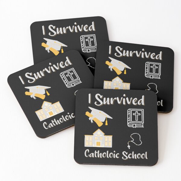 Item preview, Survived Catholic School | God Love | Catholic designed and sold by Cr4ftyCreations.