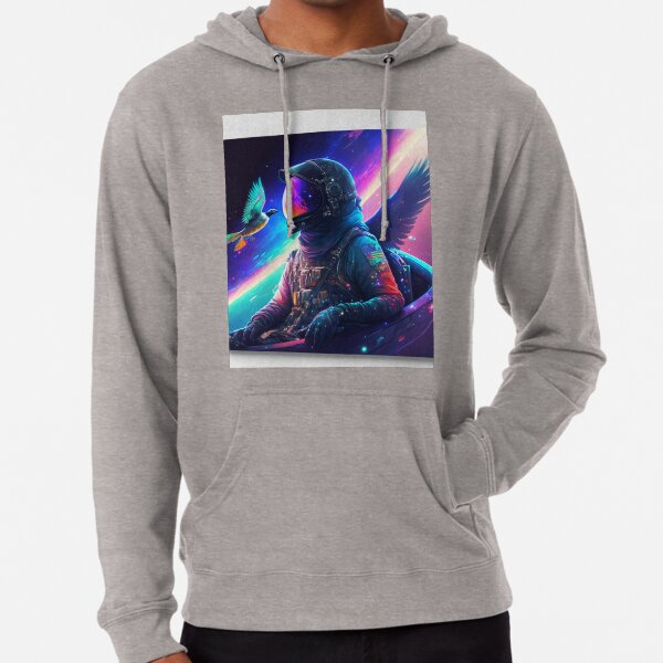 Intergalactic Chat A Man in a Spacesuit Talking to a Bird in