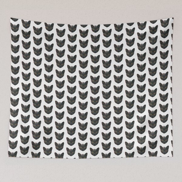 Item preview, Black cat design. 3 D effect designed and sold by blacklittlemoon.
