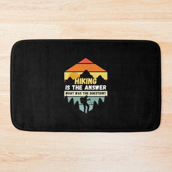 Item preview, Hiking is The Answer, I Love Hiking Vintage Retro Mountains Lover designed and sold by hiunlimit.