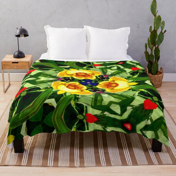 Item preview, Bright Yellow Flower Pattern designed and sold by Patternflower.