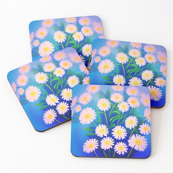 Item preview, Daisies - Dark Blue designed and sold by asurtiumgreen.