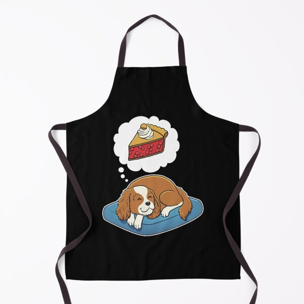 Item preview, Cavalier King Charles Spaniel dreaming about Cherry Pie designed and sold by DoggieDelights.
