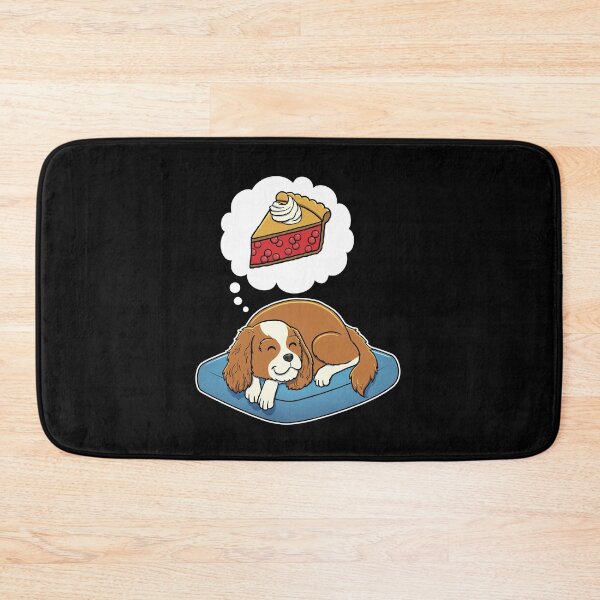 Artikelvorschau, Cavalier King Charles Spaniel dreaming about Cherry Pie entworfen und verkauft von DoggieDelights.