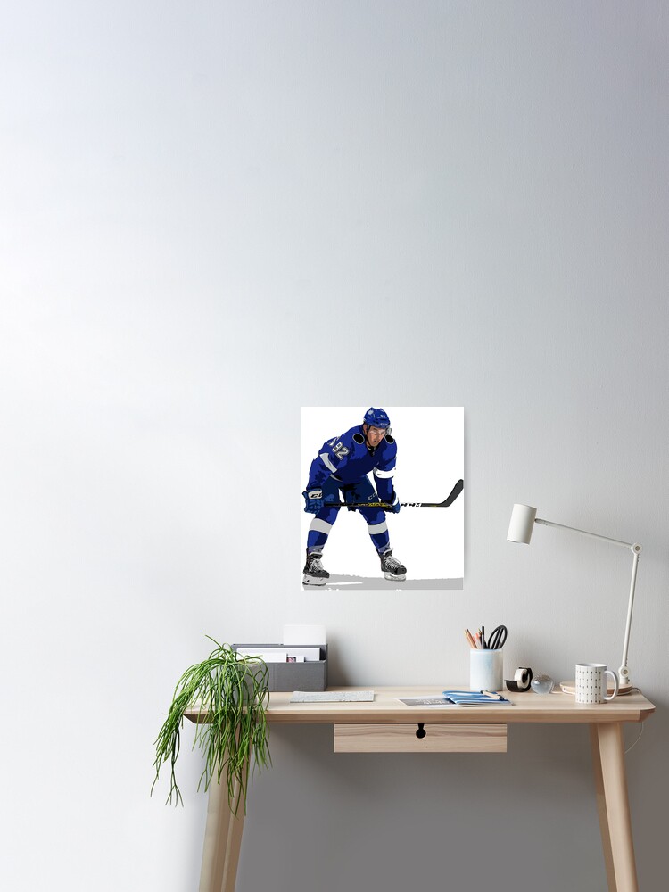 Ross Colton Hockey Paper Poster Lightning 2 - Ross Colton - Sticker