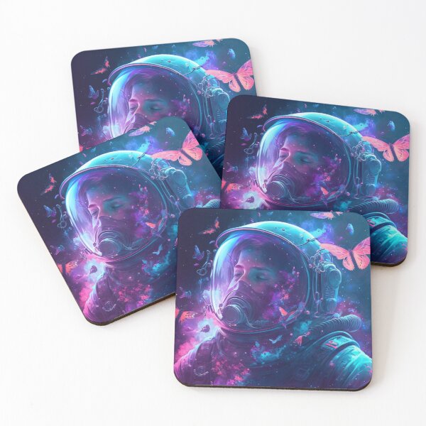 Item preview, Butterfly Effect: A Beautiful Woman in a Spacesuit Surrounded by Butterflies designed and sold by AkoSiEss.