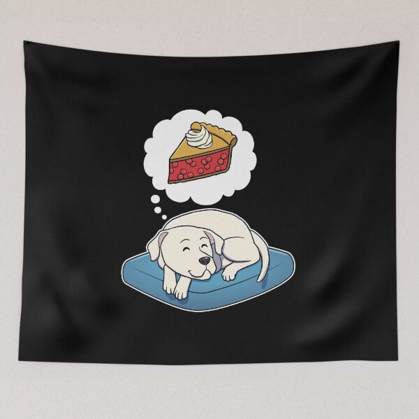 Item preview, Dogo Argentino dreaming about Cherry Pie designed and sold by DoggieDelights.