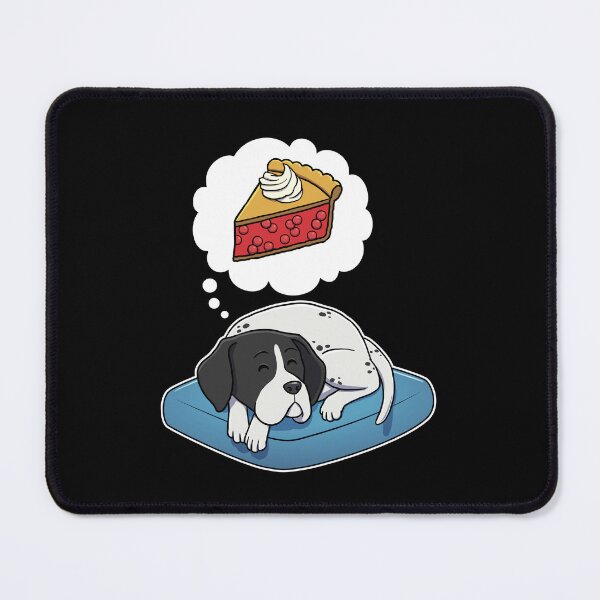 Item preview, English Pointer dreaming about Cherry Pie designed and sold by DoggieDelights.