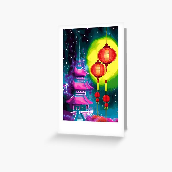 Item preview, Lunar New Year Chinese House Red Lanterns designed and sold by rockate.
