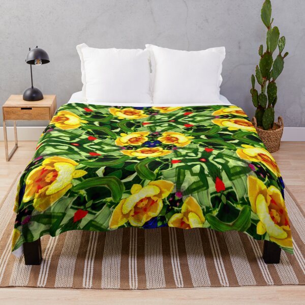 Item preview, Bright Yellow Flower Pattern designed and sold by Patternflower.