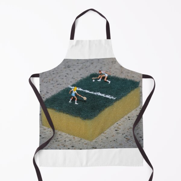 Item preview, "A Spongy Court" miniature people macro photo designed and sold by HollyCade.