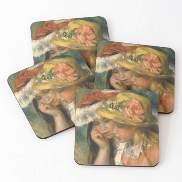 Item preview, Two Sisters - Renoir vintage art painting designed and sold by UnitedWeWear.