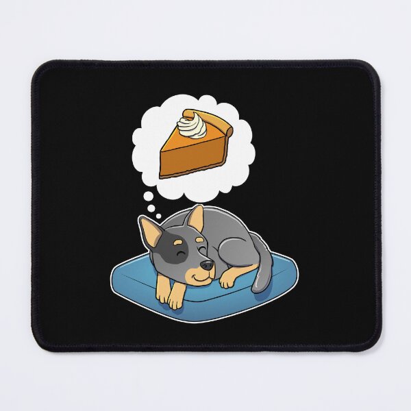 Item preview, Australian Cattle Dog dreaming about Pumpkin Pie designed and sold by DoggieDelights.