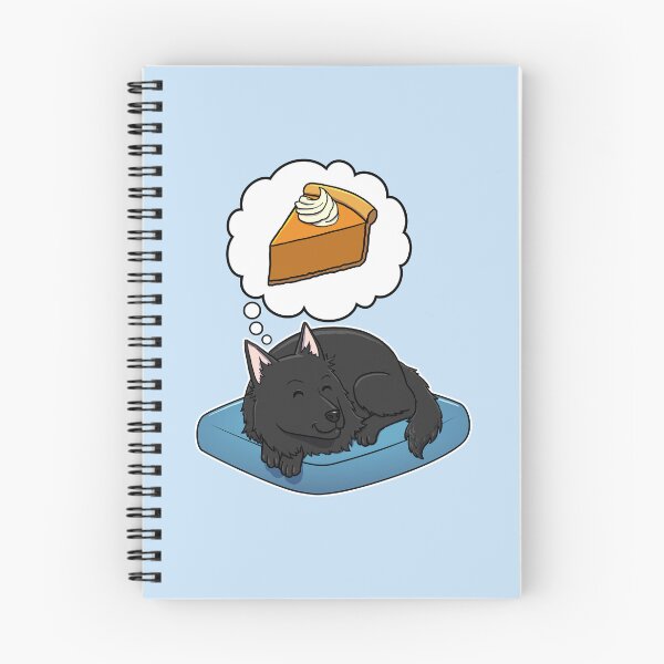Item preview, Belgian Sheepdog dreaming about Pumpkin Pie designed and sold by DoggieDelights.