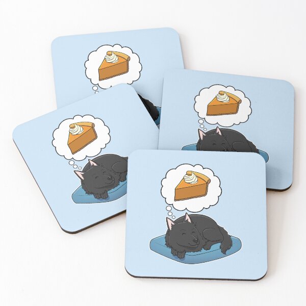 Item preview, Belgian Sheepdog dreaming about Pumpkin Pie designed and sold by DoggieDelights.