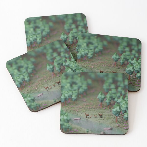 Item preview, Lowpoly Deer Meadow 3D Isometric designed and sold by Gravedrinker.