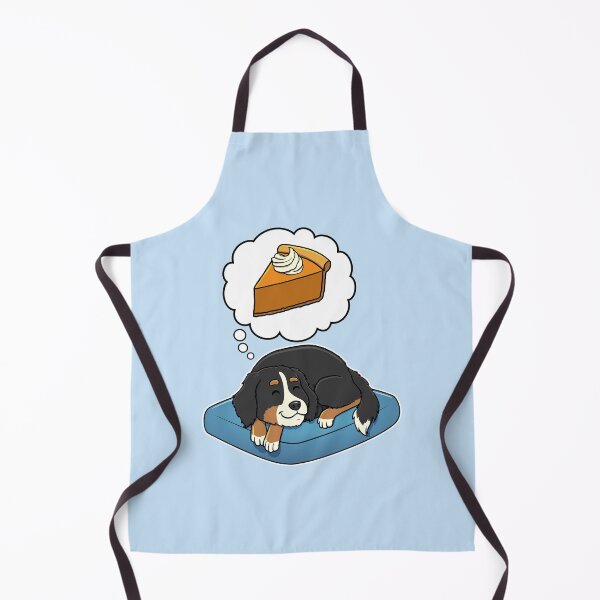 Artikelvorschau, Bernese Mountain Dog dreaming about Pumpkin Pie entworfen und verkauft von DoggieDelights.