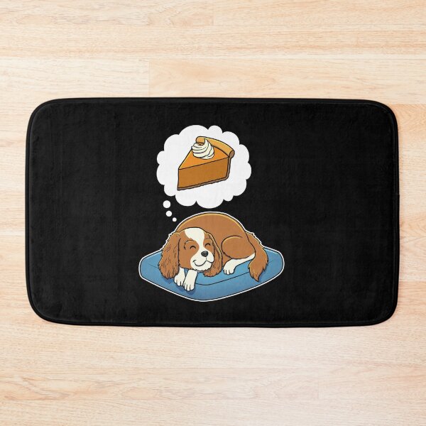 Artikelvorschau, Cavalier King Charles Spaniel dreaming about Pumpkin Pie entworfen und verkauft von DoggieDelights.