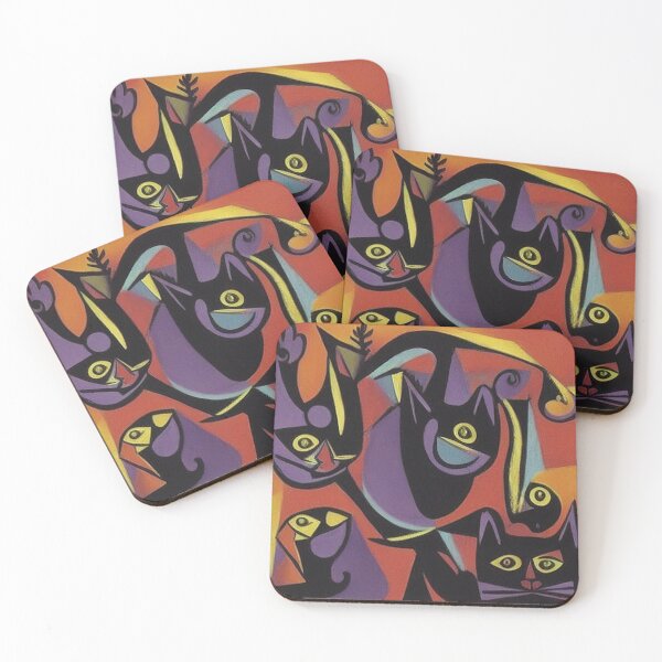 Item preview, Colorful Cats designed and sold by FloralZoo.