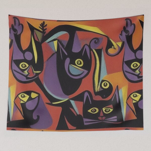 Item preview, Colorful Cats designed and sold by FloralZoo.