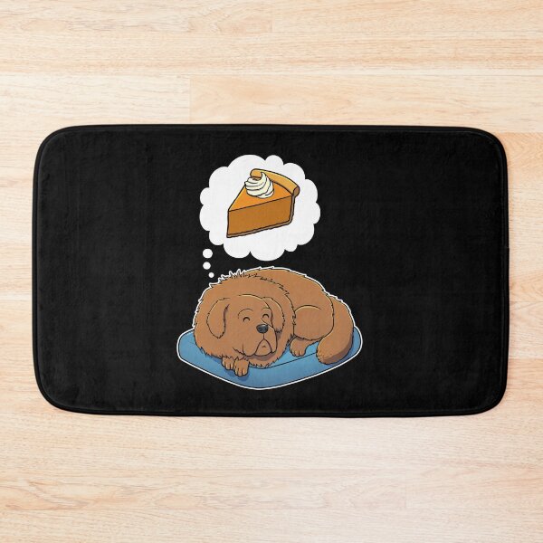 Item preview, Tibetan Mastiff dreaming about Pumpkin Pie designed and sold by DoggieDelights.