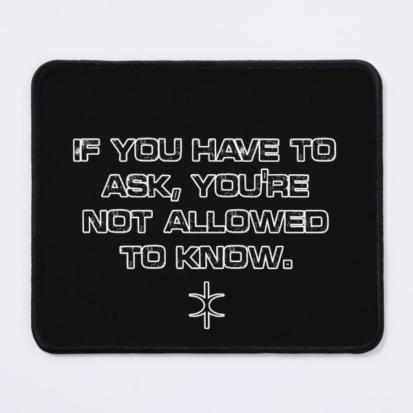 Item preview, Not Allowed. Discordian Phrase #000 designed and sold by Gogmagosh.