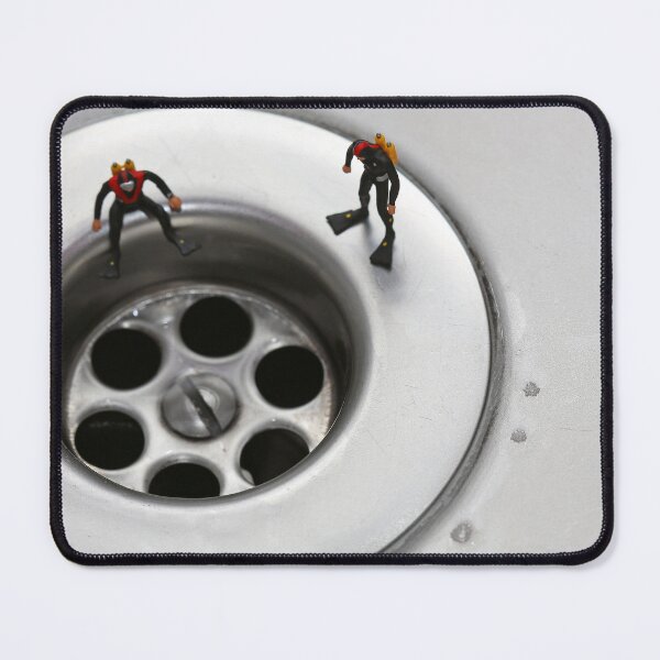 Item preview, "Sink Hole" miniature people macro photo designed and sold by HollyCade.