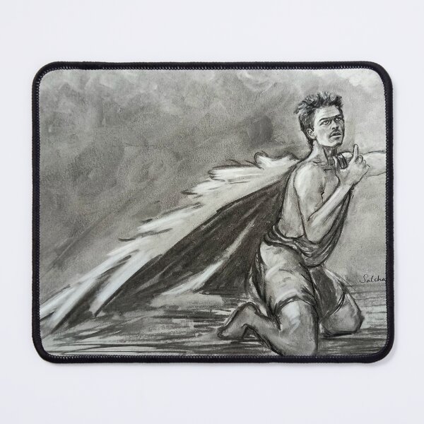 Item preview, Kneeling Castiel designed and sold by ArtBySalchat.