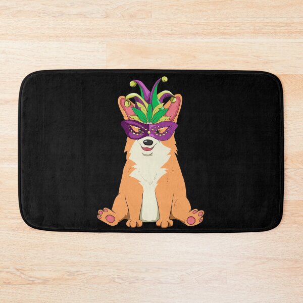 Item preview, Corgi Puppy Mardi Gras Tee Funny Vintage Corgi Dog Lover designed and sold by r-silver.
