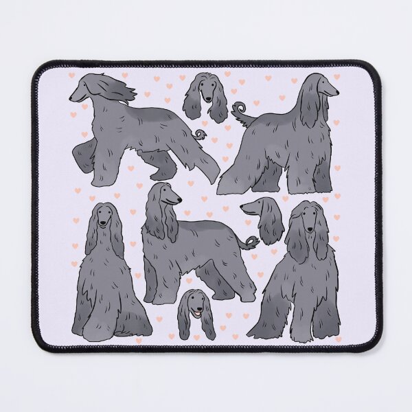 Item preview, Afghan Hound cute illustration designed and sold by Yarafantasyart.