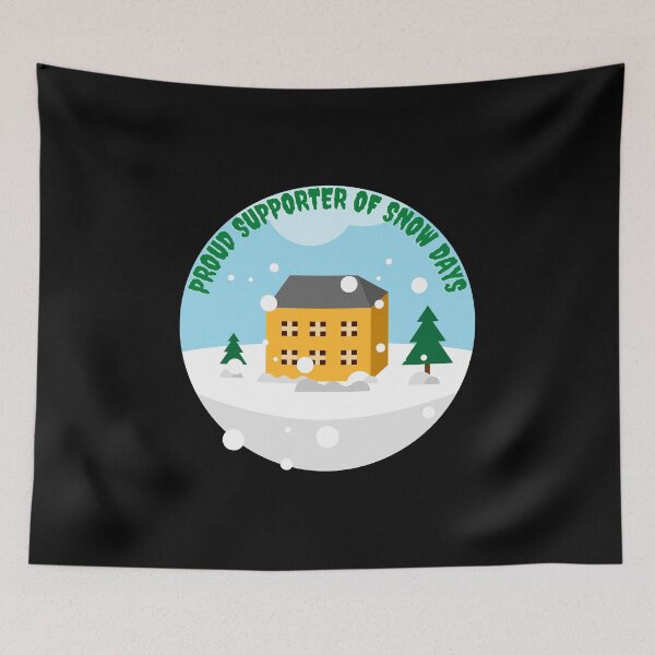 Item preview, proud supporter of snow days designed and sold by FLOWER--ART.