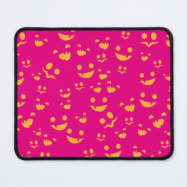 Item preview, Happy Halloween Creepy Smiles in Orange and Pink colors designed and sold by Melissa Plugge-Dekker.