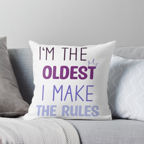 Item preview, I'm the oldest i make the rules - Funny sister and brother saying designed and sold by Blonc-ou.