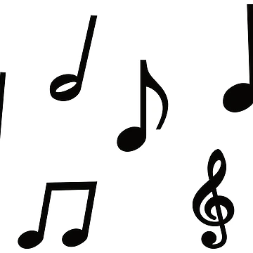 Artwork thumbnail, Musical notes pattern by DanceDeck