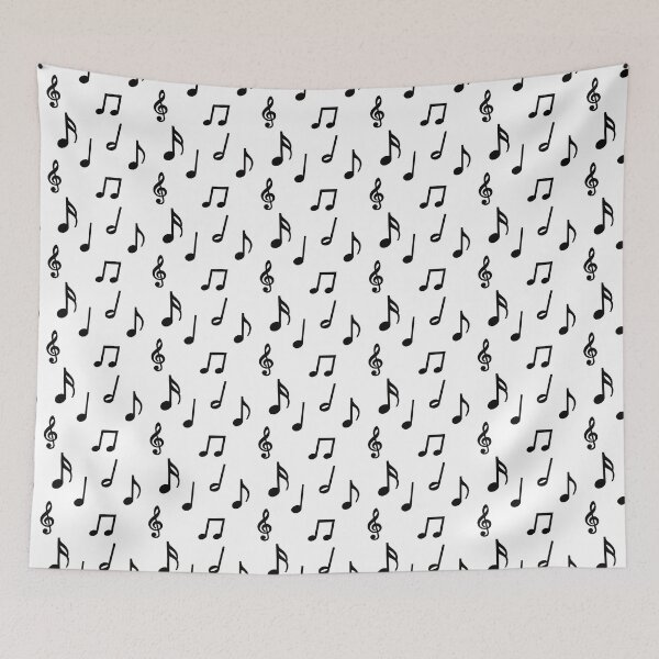 Item preview, Musical notes pattern designed and sold by DanceDeck.