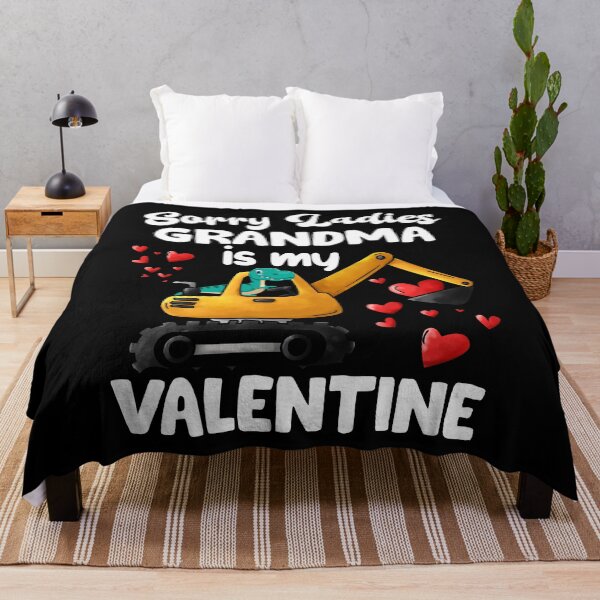 Item preview, Grandma Is My Valentine Boys T rex Dino Excavator Valentines Day designed and sold by iliasjeff.