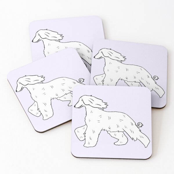 Item preview, Afghan Hound cute illustration  designed and sold by Yarafantasyart.