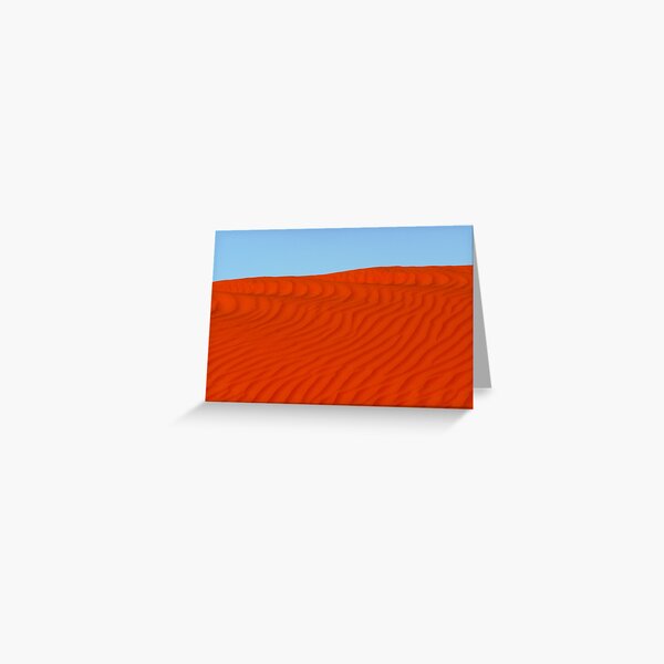 Red Dune Greeting Card