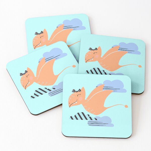 Item preview, Cute Pterosaur Dinosaur and Coluds designed and sold by KOTOdesign.