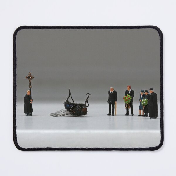 Item preview, "All Good Flies Go To Heaven" miniature people photo designed and sold by HollyCade.