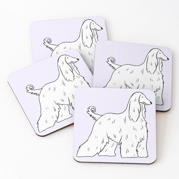 Item preview, Afghan Hound cute illustration  designed and sold by Yarafantasyart.