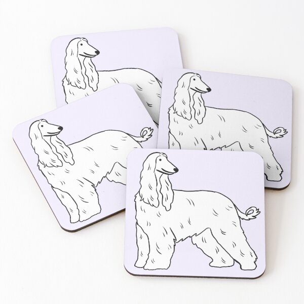 Item preview, Afghan Hound cute illustration  designed and sold by Yarafantasyart.