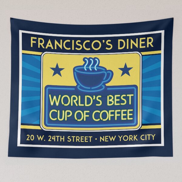 Item preview, "World's Best Cup of Coffee" - an homage to "Elf" designed and sold by Vertigo Creative.