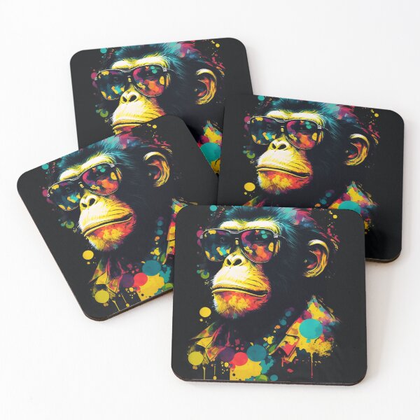 Item preview, Monkey Colorful Sunglasses designed and sold by toxicdz.