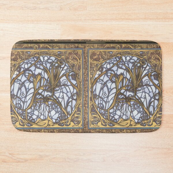 Item preview, Digital art piece, art nouveau design based on a persian tiled mural designed and sold by Eclecticist.