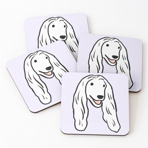 Item preview, Afghan Hound cute illustration  designed and sold by Yarafantasyart.