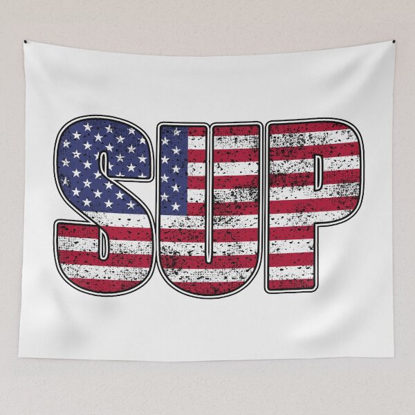 Item preview, Standup Paddling SUP American Flag designed and sold by Esskay Designs.