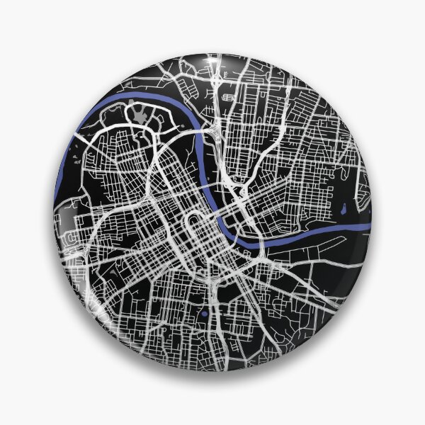 Item preview, Nashville Tennessee TN city map black and white designed and sold by gifts-ideas.